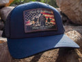 Patriotic Trucker Hat "Free to be Wild" America 250th Outdoor Cap