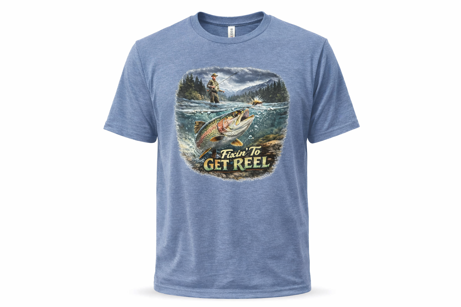 Fixin’ To Get Reel – Premium Fishing Tee