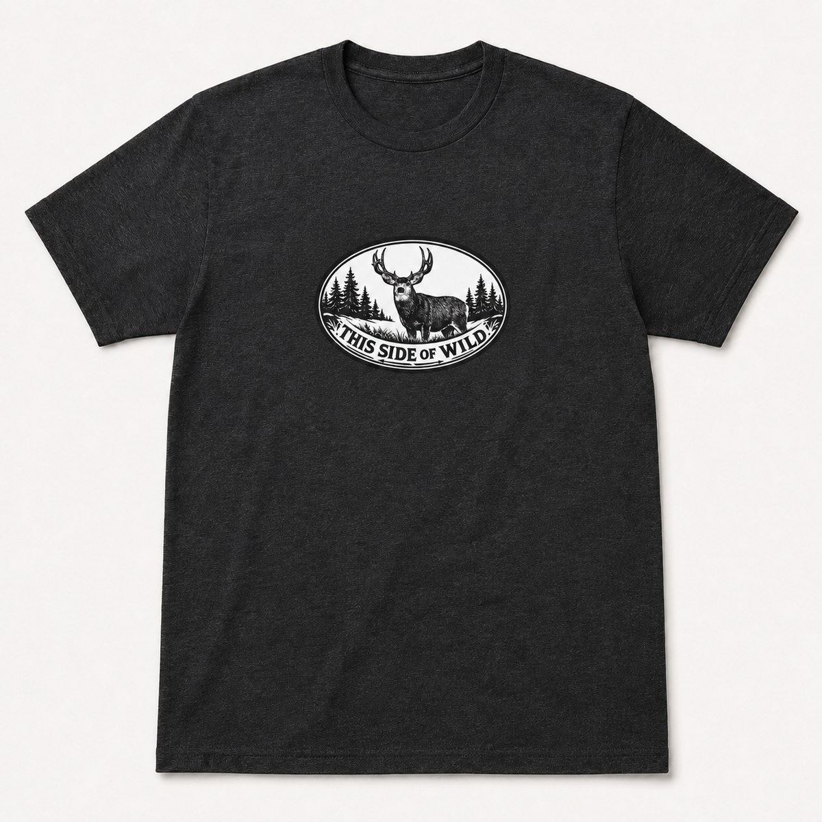 Mule Deer Hunting T-Shirt "This Side of Wild" Mule Deer Tee