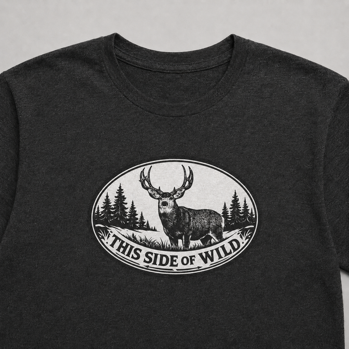 Mule Deer Hunting T-Shirt "This Side of Wild" Mule Deer Tee