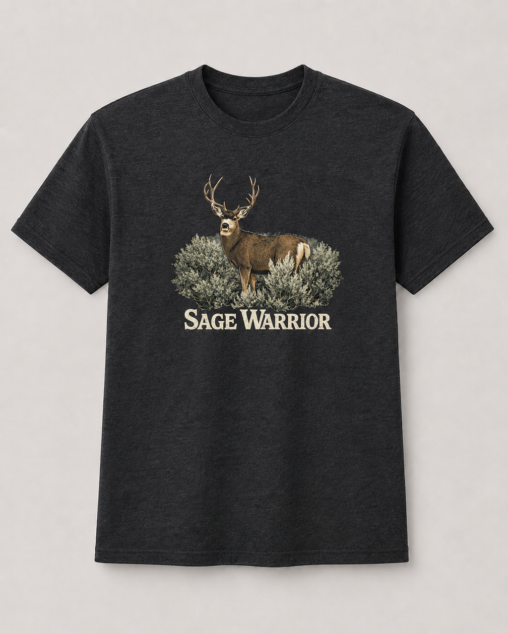 Mule Deer T-Shirt "Sage Warrior" Tee