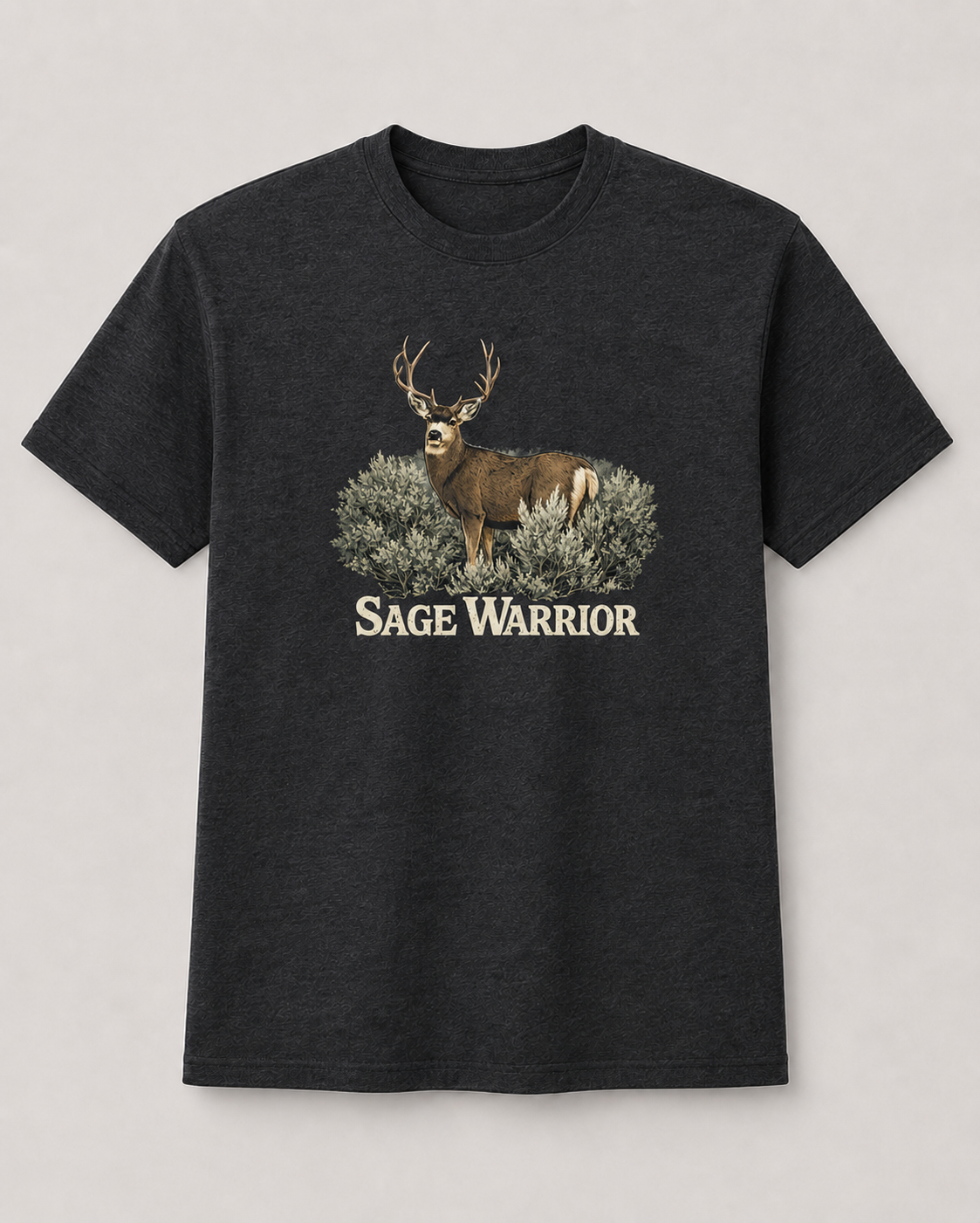 Mule Deer T-Shirt "Sage Warrior" Tee