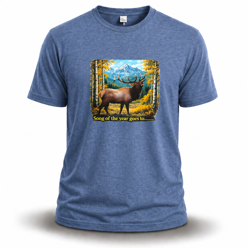 Bugling Bull Elk T-Shirt. "Song of the Year"