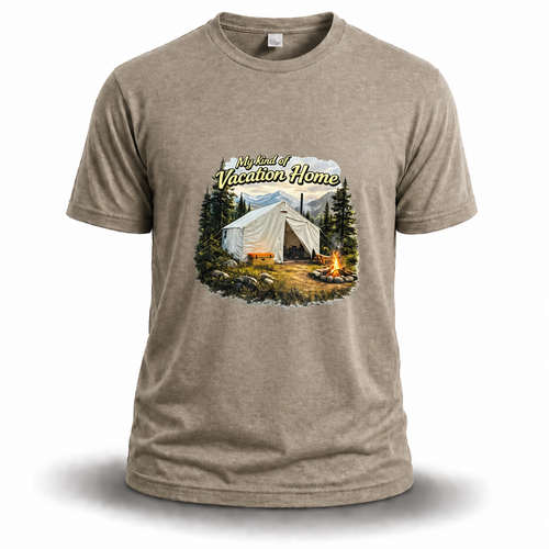 Camping Shirt – My Kind of Vacation Home Tee