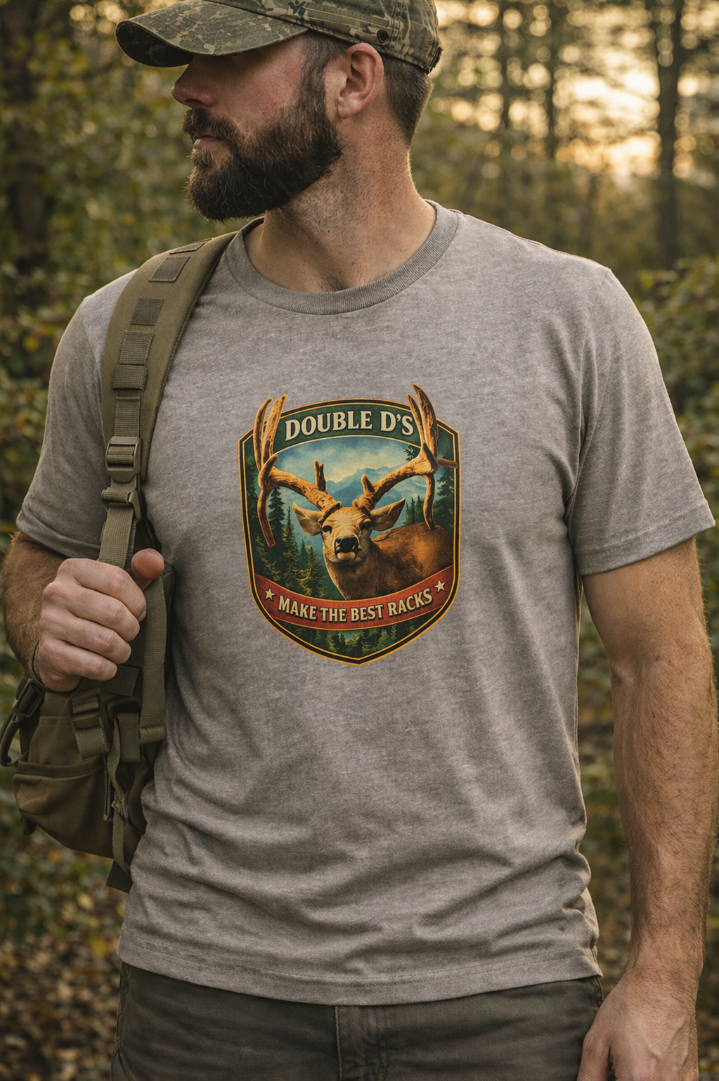Mule Deer Hunting T-Shirt – “Double D’s Make the Best Racks”