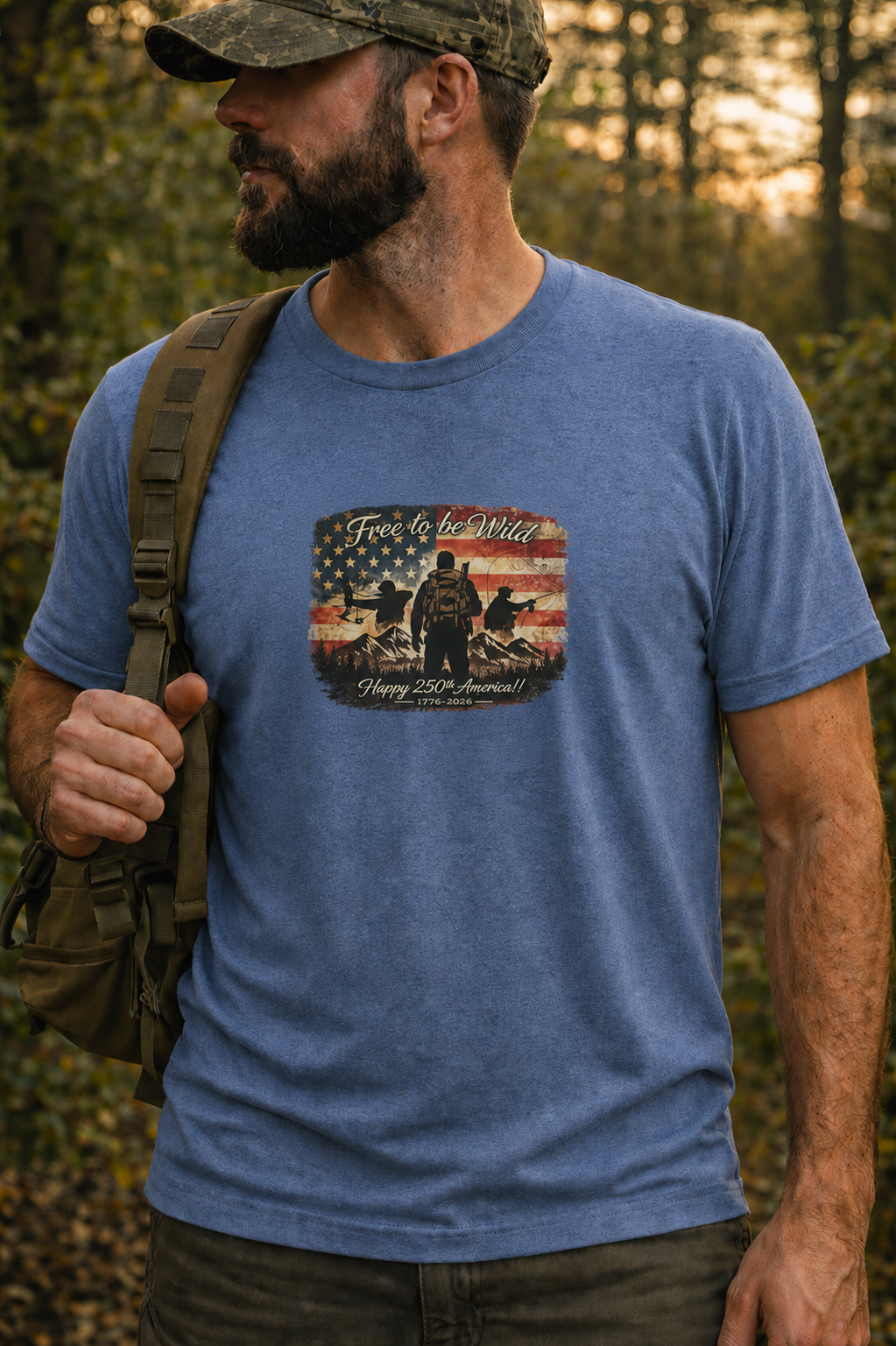 Free to Be Wild 250th America T-Shirt (Limited Edition)