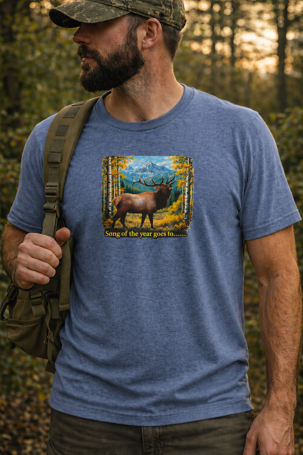 Bugling Bull Elk T-Shirt. "Song of the Year"
