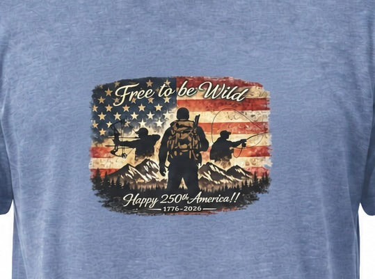Free to Be Wild 250th America T-Shirt (Limited Edition)
