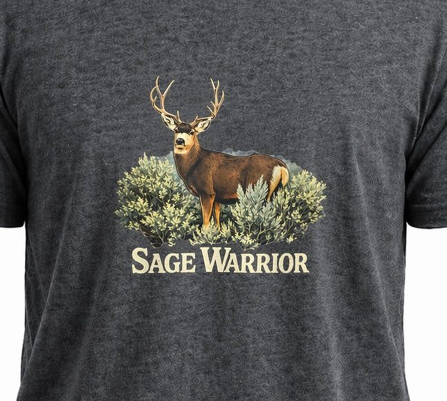Sage Warrior Mule Deer Shirt – Deer Hunting T-Shirt
