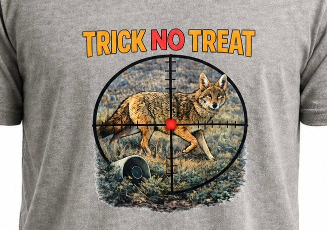 Funny Coyote Hunting Shirt – Trick No Treat Tee