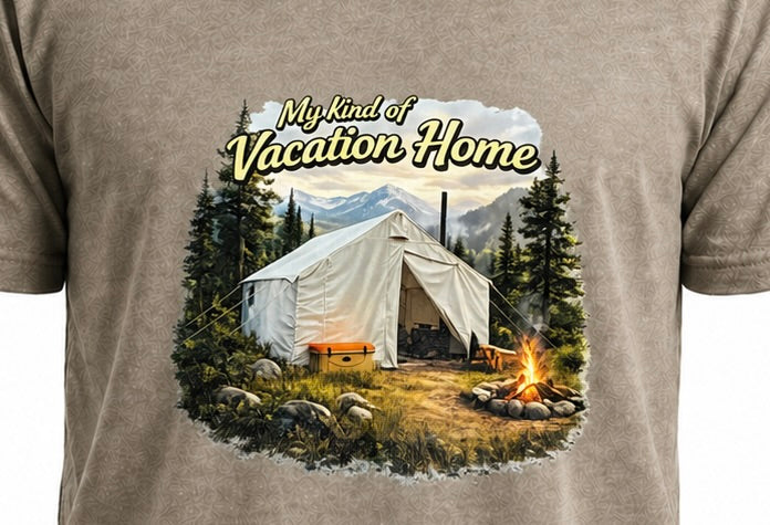 Camping Shirt – My Kind of Vacation Home Tee