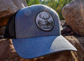 Mule Deer Trucker Hat "Mulies Rule" Round Patch Cap