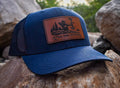Bow Hunter Trucker Hat "This Side of Wild" Bow Hunter Leather Patch Cap