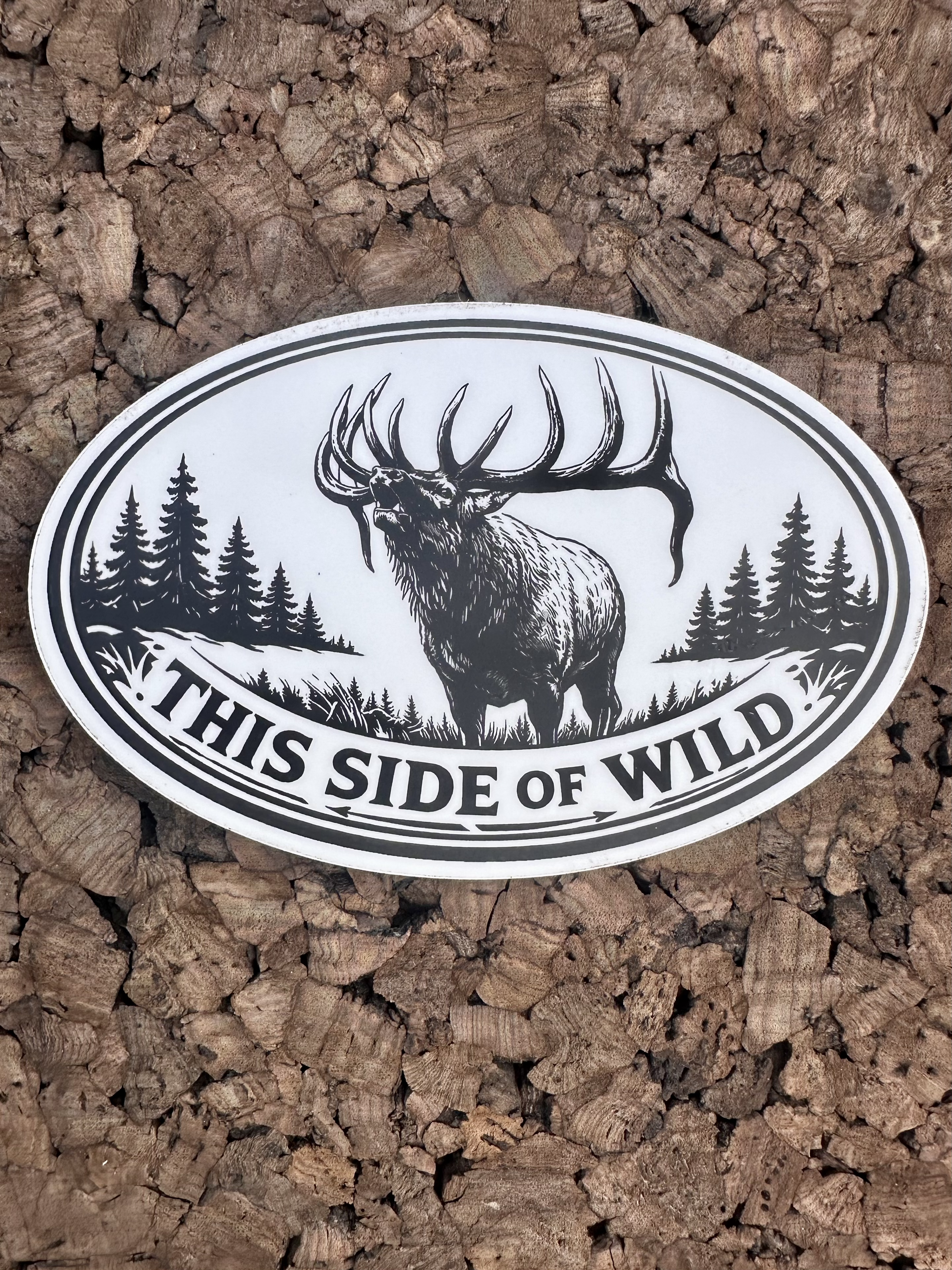 This Side of Wild Elk Decal – 6" Premium Vinyl Decal
